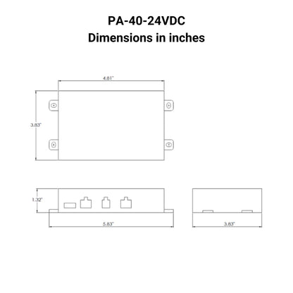 24 VDC - Synchronized Dual Hall Effect Actuator Control - 20A - Wireless Remotes