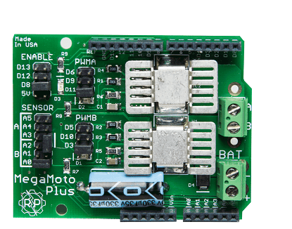 Pont en H MegaMoto Plus pour Arduino