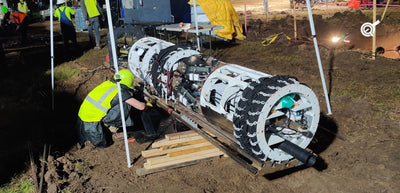 Actionneurs PA-13 dans une machine de forage de tunnel pour le transport urbain