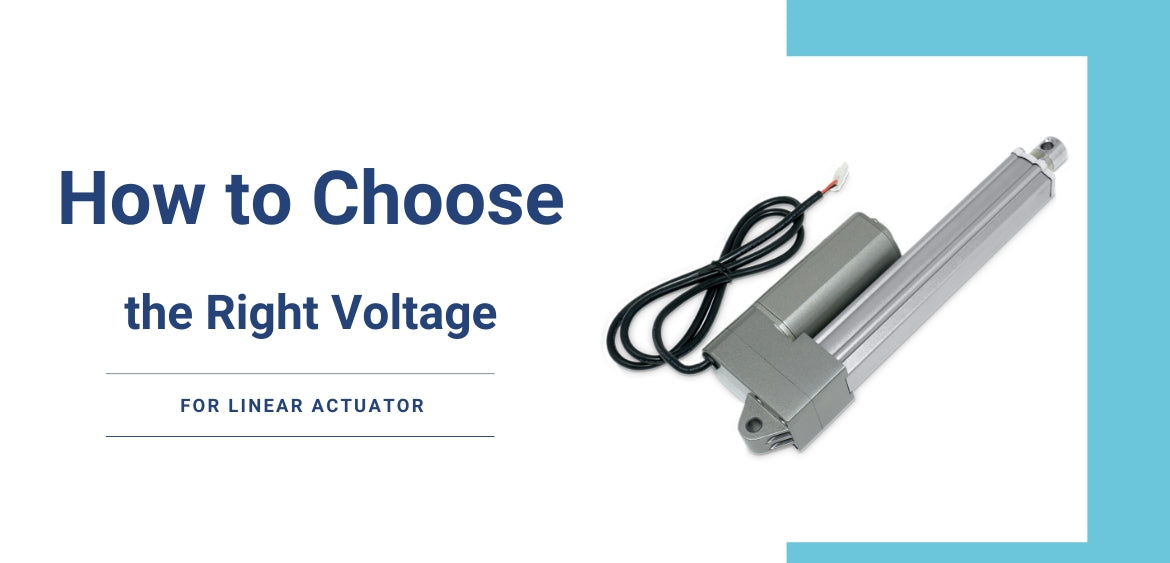 How to Choose Right Voltage For Linear Actuator – Progressive ...