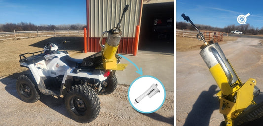 Adjustable Torch System Using The PA-01 Linear Actuator