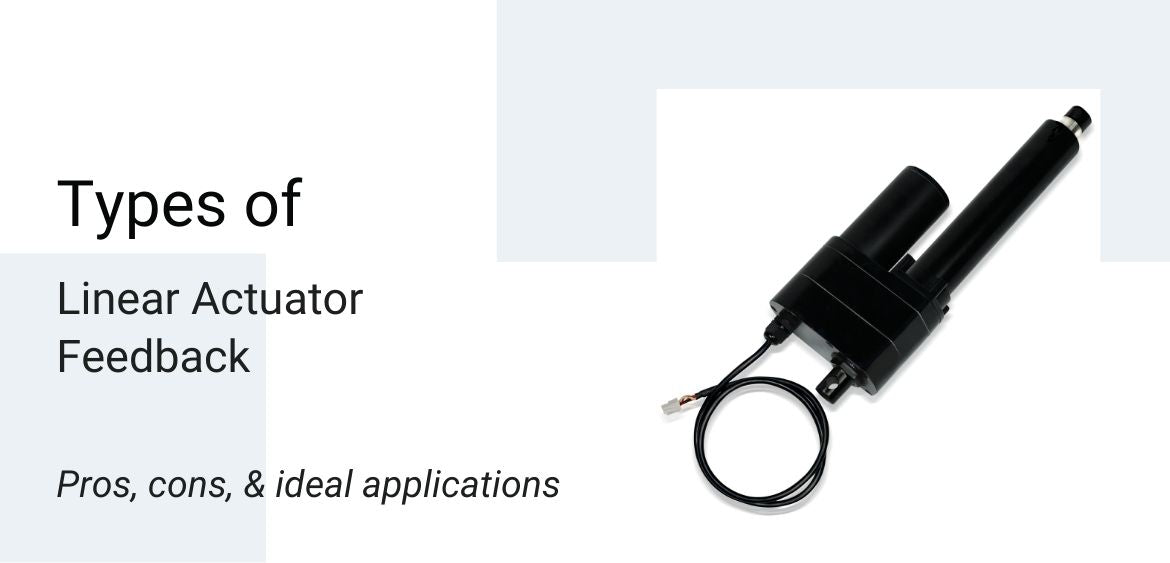Electric Linear Actuators Feedback Types Progressive Automations Canada
