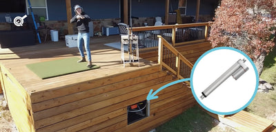 Porte automatique DIY pour lanceur de pièges par April Wilkerson