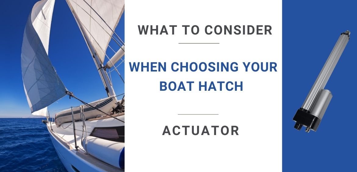 Boat (Marine) Hatch Lifting Electric Linear Actuators Progressive