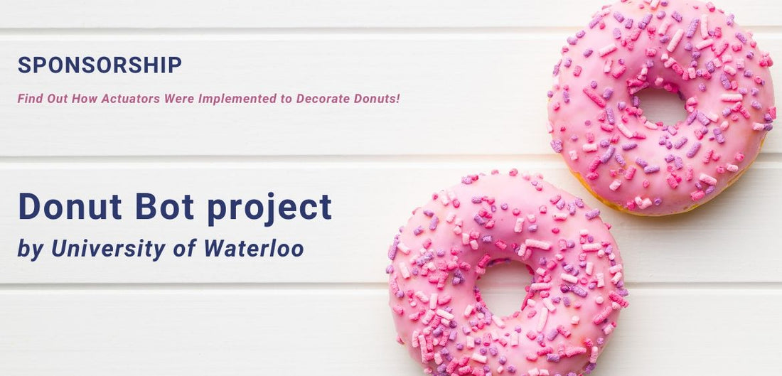 "Donut Bot project by University of Waterloo" text