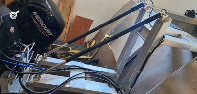 Support de moteur de kiosque à moteur pour catamaran avec actionneur PA-06