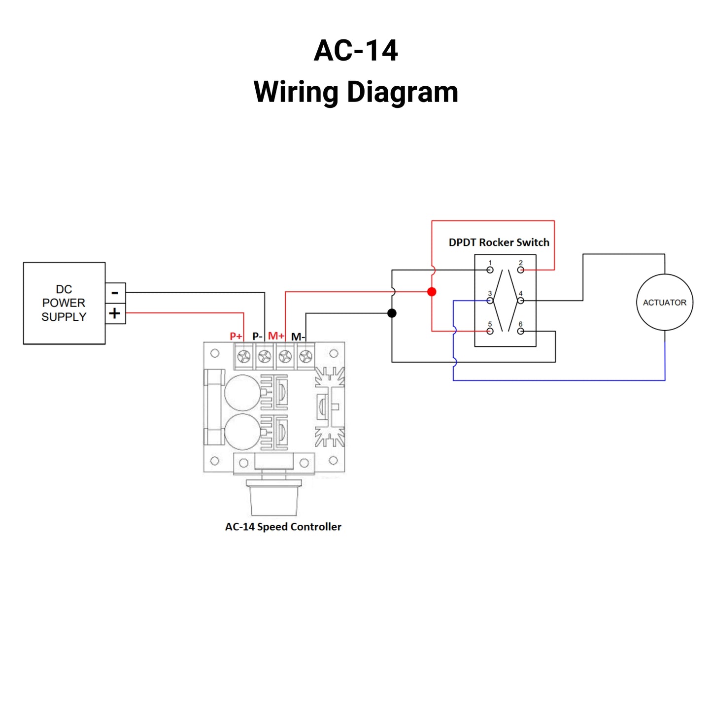 DC Speed Controller Wiring Diagram