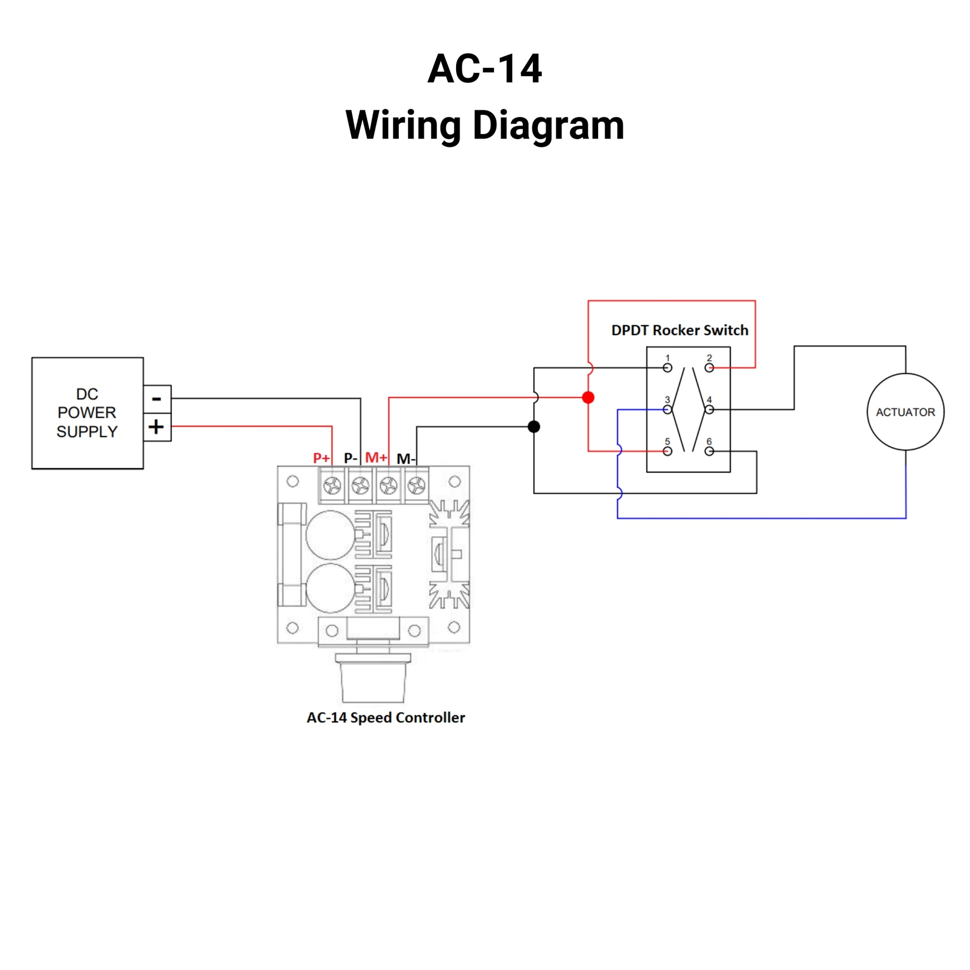 DC Speed Controller Wiring Diagram