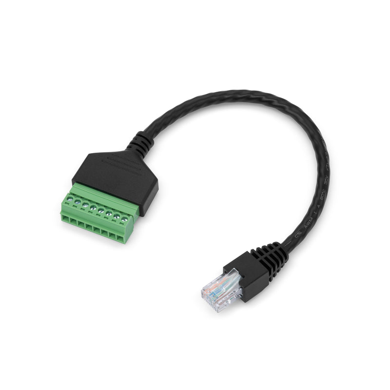 Adaptateur de câble à bornes à vis 8 broches pour interface système externe