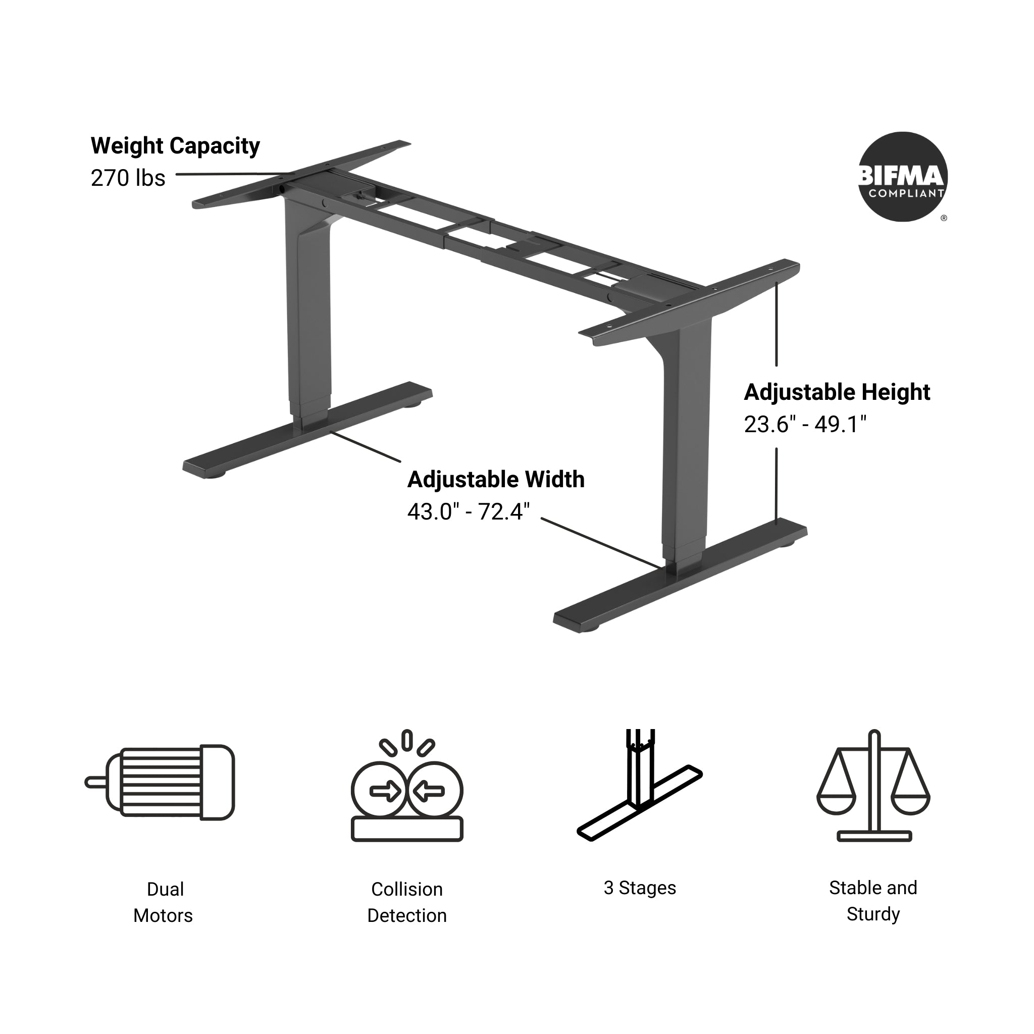 Solo Ryzer Frame: Precision Two-Leg Synchronized Lifting System