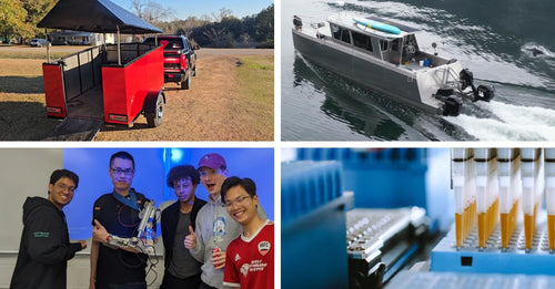 Linear actuator applications across industries: trailer automation, marine control, robotics, and medical lab automation