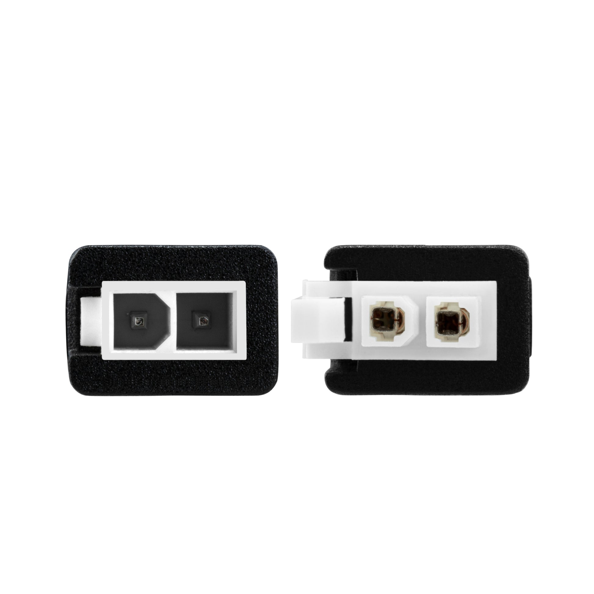 Molex Mini-Fit Jr 2-Pin input Plug; Molex Mini-Fit Jr 2-Pin output Plug