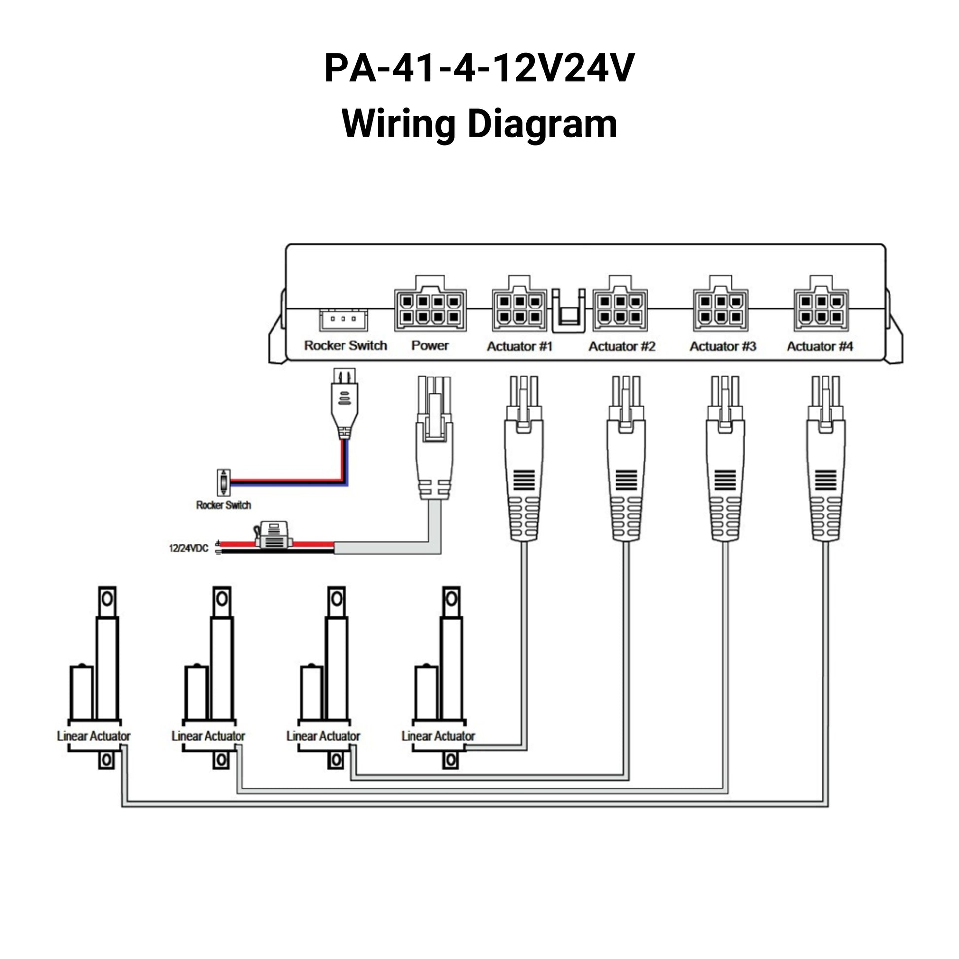 PA-41-4-12V24 control box wiring diagram