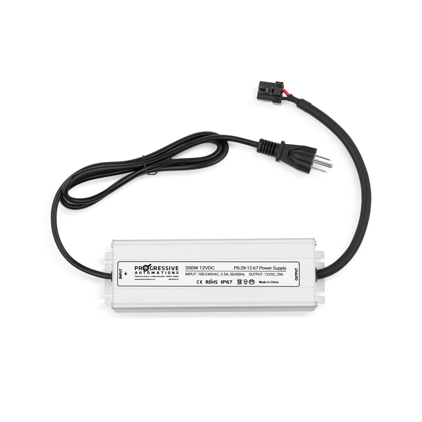 Power Supply - 100-240 VAC - 12 VDC - 29A - IP67