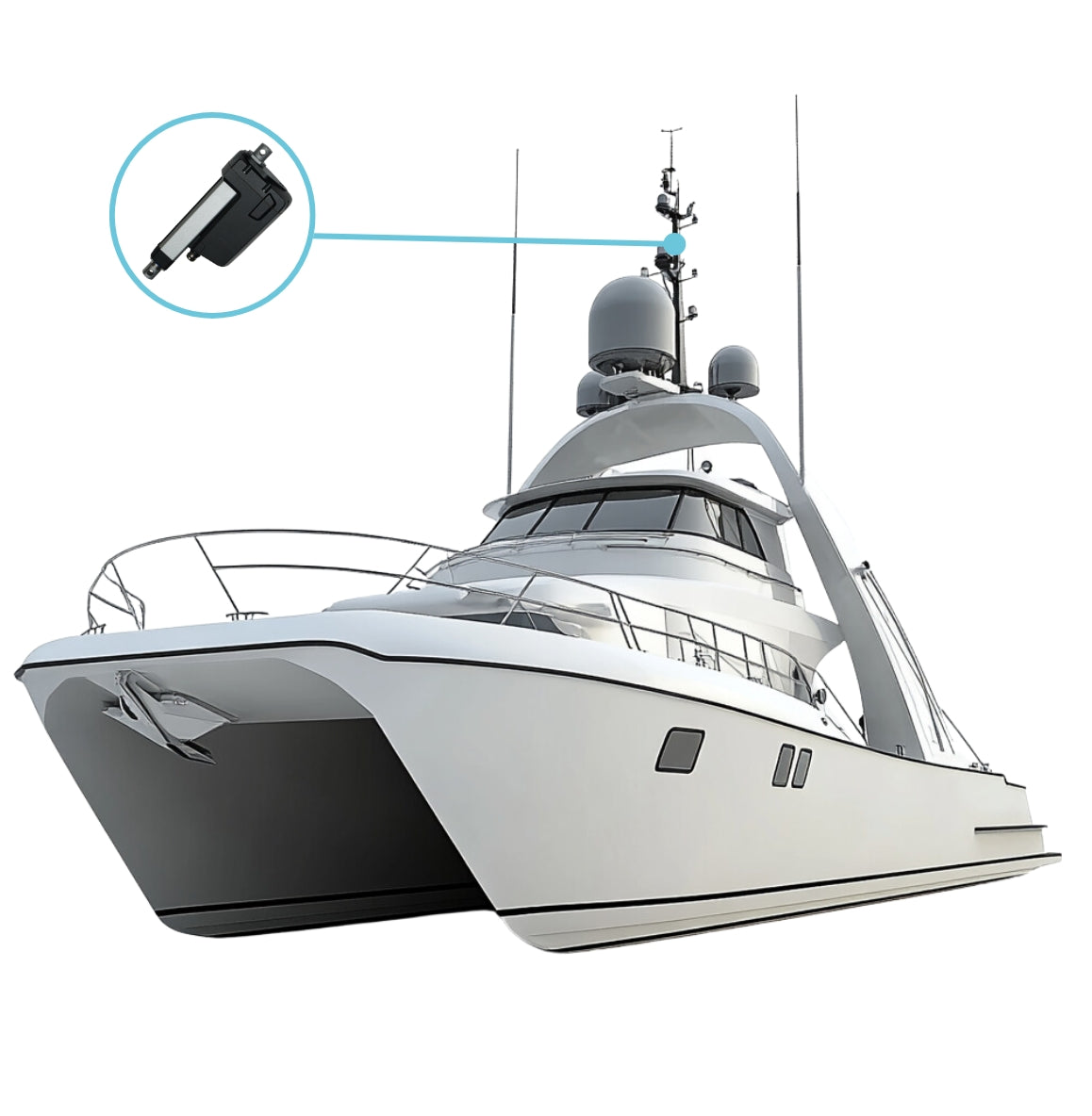 Boat Radar Arch & Masts