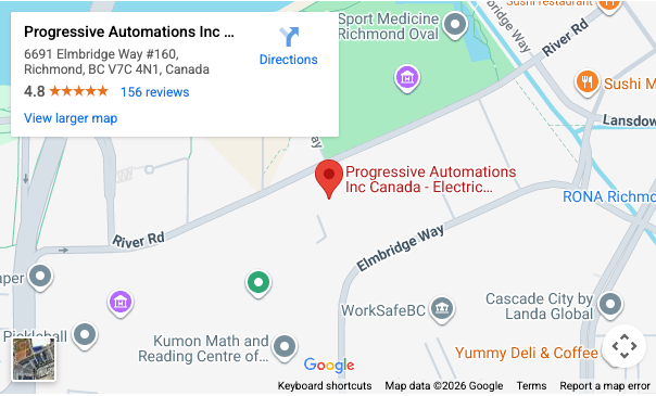Contact Us - Progressive Automations Canada