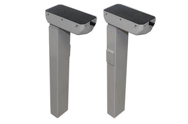 Ensemble de colonne de levage - 350 lb - Forme carrée - Taille de course 25,5"