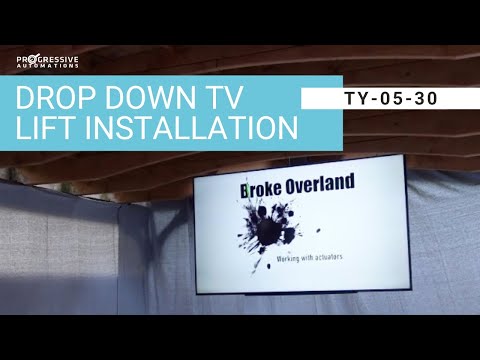 Drop Down TV Lift: Up to 55" TVs