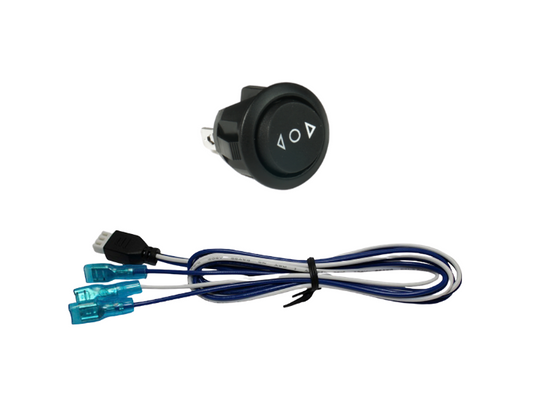 Rocker Switch Momentary - Attached Wires for PA-25, PA-40